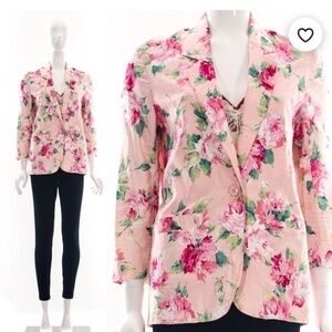 Pink Floral (Les Boutiques) Blazer